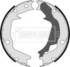 Borg & Beck BBS6456 - Комплект гальм, ручник, парковка autocars.com.ua