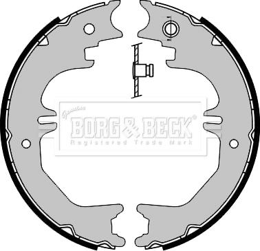 Borg & Beck BBS6461 - Комплект гальм, ручник, парковка autocars.com.ua