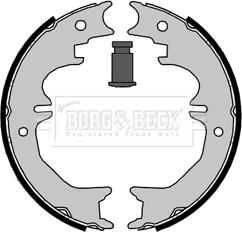 Borg & Beck BBS6462 - Комплект гальм, ручник, парковка autocars.com.ua