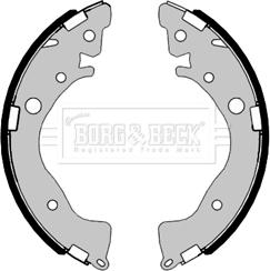 Borg & Beck BBS6469 - Комплект тормозных колодок, барабанные avtokuzovplus.com.ua