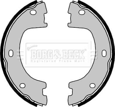 Borg & Beck BBS6475 - Комплект гальм, ручник, парковка autocars.com.ua