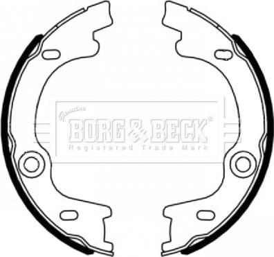 Borg & Beck BBS6496 - Комплект тормозов, ручник, парковка avtokuzovplus.com.ua