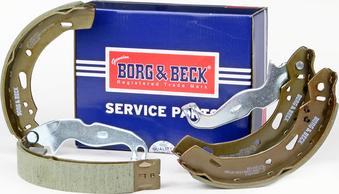 Borg & Beck BBS6504 - Комплект тормозных колодок, барабанные avtokuzovplus.com.ua