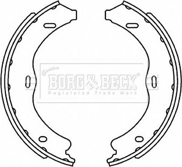 Borg & Beck BBS6519 - Комплект тормозов, ручник, парковка avtokuzovplus.com.ua