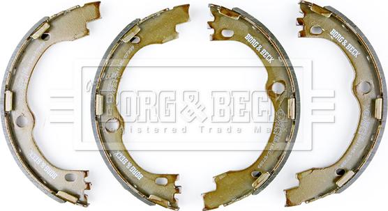 Borg & Beck BBS6536 - Комплект гальм, ручник, парковка autocars.com.ua