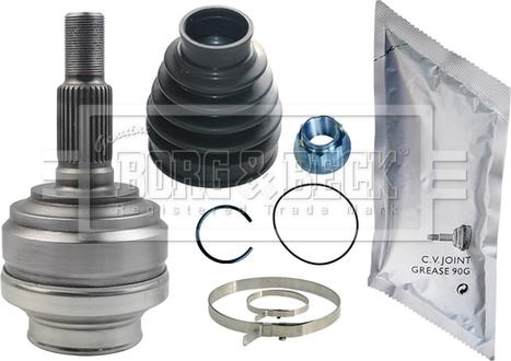 Borg & Beck BCJ1312 - Шарнірний комплект, ШРУС, приводний вал autocars.com.ua