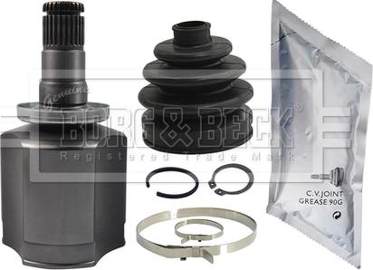 Borg & Beck BCJ1382 - Шарнірний комплект, ШРУС, приводний вал autocars.com.ua