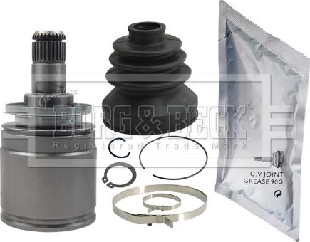 Borg & Beck BCJ1389 - Шарнірний комплект, ШРУС, приводний вал autocars.com.ua