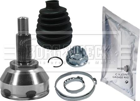 Borg & Beck BCJ1414 - Шарнірний комплект, ШРУС, приводний вал autocars.com.ua