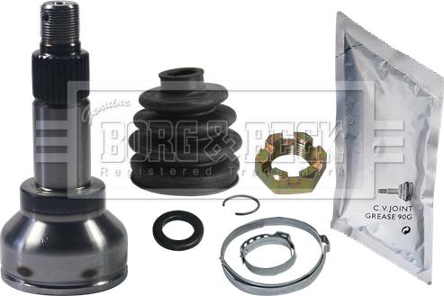 Borg & Beck BCJ1469 - Шарнірний комплект, ШРУС, приводний вал autocars.com.ua