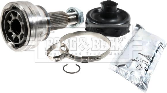 Borg & Beck BCJ1619 - Шарнірний комплект, ШРУС, приводний вал autocars.com.ua