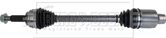 Borg & Beck BDS1233 - Приводний вал autocars.com.ua