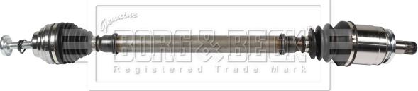 Borg & Beck BDS1235 - Приводний вал autocars.com.ua