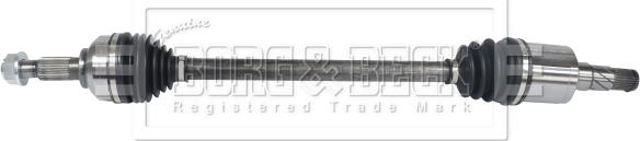 Borg & Beck BDS1242 - Приводний вал autocars.com.ua