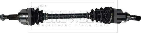 Borg & Beck BDS1517 - Приводний вал autocars.com.ua