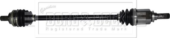 Borg & Beck BDS1522 - Приводний вал autocars.com.ua