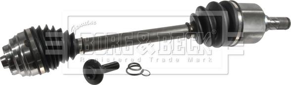 Borg & Beck BDS1587 - Приводний вал autocars.com.ua