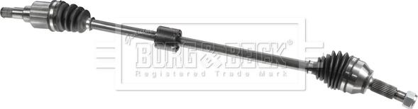 Borg & Beck BDS1728 - Приводний вал autocars.com.ua