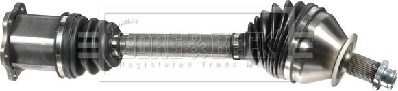 Borg & Beck BDS1749 - Приводний вал autocars.com.ua