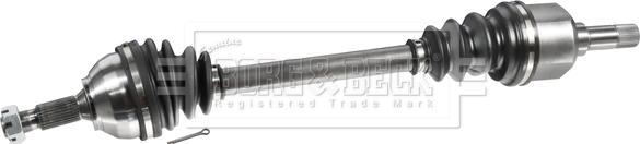 Borg & Beck BDS1768 - Приводний вал autocars.com.ua