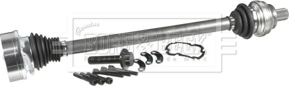 Borg & Beck BDS1787 - Приводний вал autocars.com.ua