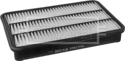 Borg & Beck BFA2306 - Повітряний фільтр autocars.com.ua