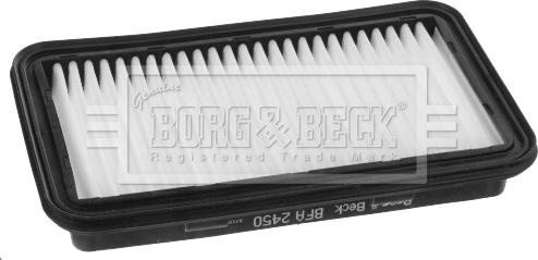 Borg & Beck BFA2450 - Повітряний фільтр autocars.com.ua