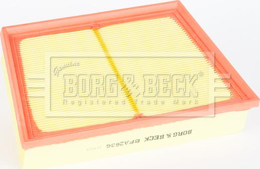 Borg & Beck BFA2636 - Повітряний фільтр autocars.com.ua