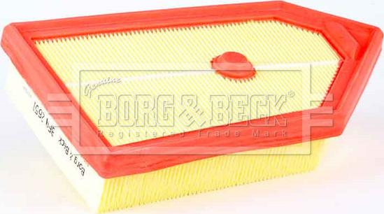 Borg & Beck BFA2651 - Повітряний фільтр autocars.com.ua