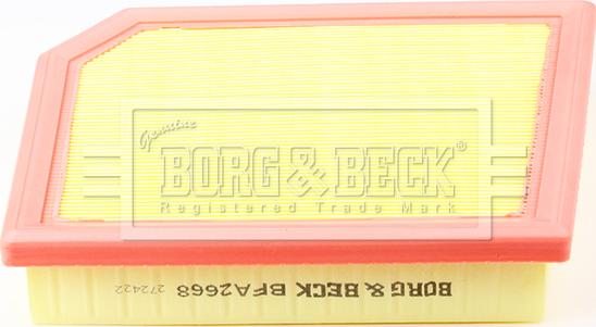 Borg & Beck BFA2668 - Воздушный фильтр autodnr.net