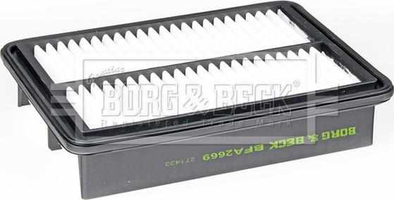 Borg & Beck BFA2669 - Повітряний фільтр autocars.com.ua