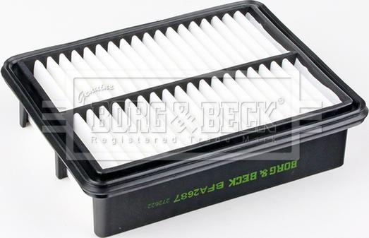 Borg & Beck BFA2687 - Повітряний фільтр autocars.com.ua