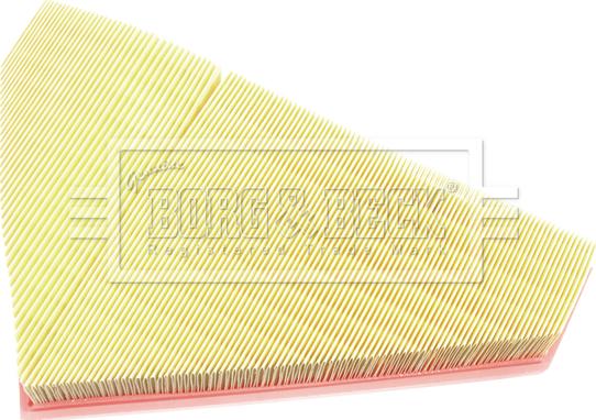 Borg & Beck BFA2743 - Повітряний фільтр autocars.com.ua