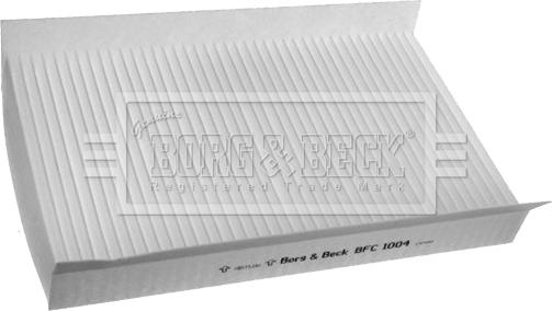 Borg & Beck BFC1004 - Фильтр воздуха в салоне autodnr.net