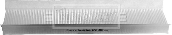 Borg & Beck BFC1010 - Фільтр, повітря у внутрішній простір autocars.com.ua