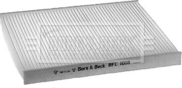 Borg & Beck BFC1018 - Фільтр, повітря у внутрішній простір autocars.com.ua