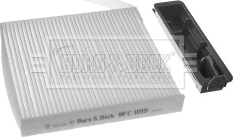 Borg & Beck BFC1019 - Фільтр, повітря у внутрішній простір autocars.com.ua