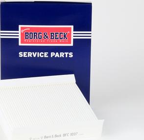 Borg & Beck BFC1037 - Фільтр, повітря у внутрішній простір autocars.com.ua