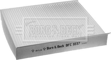 Borg & Beck BFC1037 - Фільтр, повітря у внутрішній простір autocars.com.ua