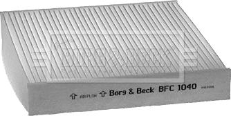 Borg & Beck BFC1040 - Фільтр, повітря у внутрішній простір autocars.com.ua