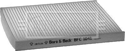 Borg & Beck BFC1041 - Фільтр, повітря у внутрішній простір autocars.com.ua