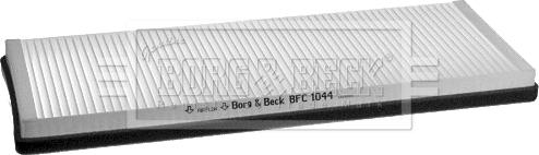 Borg & Beck BFC1044 - Фільтр, повітря у внутрішній простір autocars.com.ua
