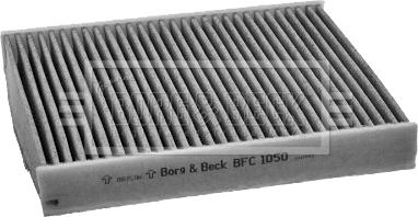 Borg & Beck BFC1050 - Фільтр, повітря у внутрішній простір autocars.com.ua
