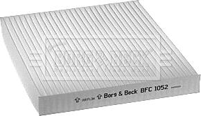 Borg & Beck BFC1052 - Фильтр воздуха в салоне autodnr.net