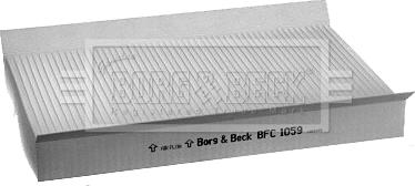 Borg & Beck BFC1059 - Фильтр воздуха в салоне avtokuzovplus.com.ua