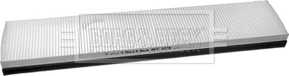 Borg & Beck BFC1076 - Фільтр, повітря у внутрішній простір autocars.com.ua