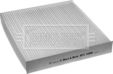 Borg & Beck BFC1088 - Фільтр, повітря у внутрішній простір autocars.com.ua