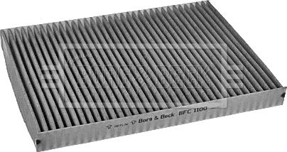 Borg & Beck BFC1100 - Фильтр воздуха в салоне autodnr.net