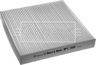 Borg & Beck BFC1108 - Фільтр, повітря у внутрішній простір autocars.com.ua