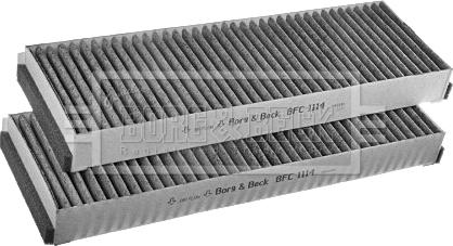 Borg & Beck BFC1114 - Фильтр воздуха в салоне autodnr.net